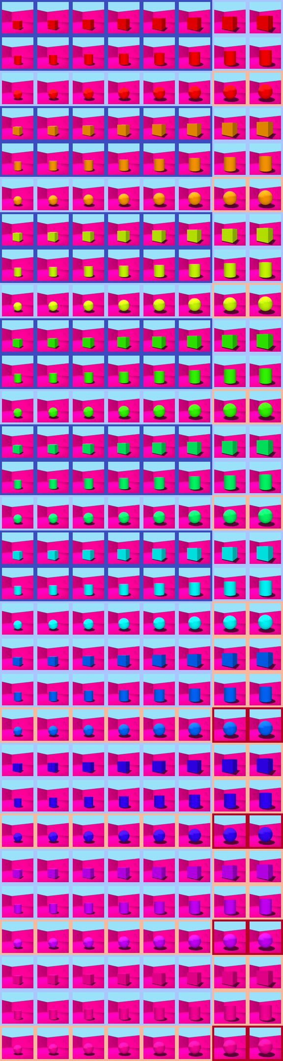 Shapes3D real samples